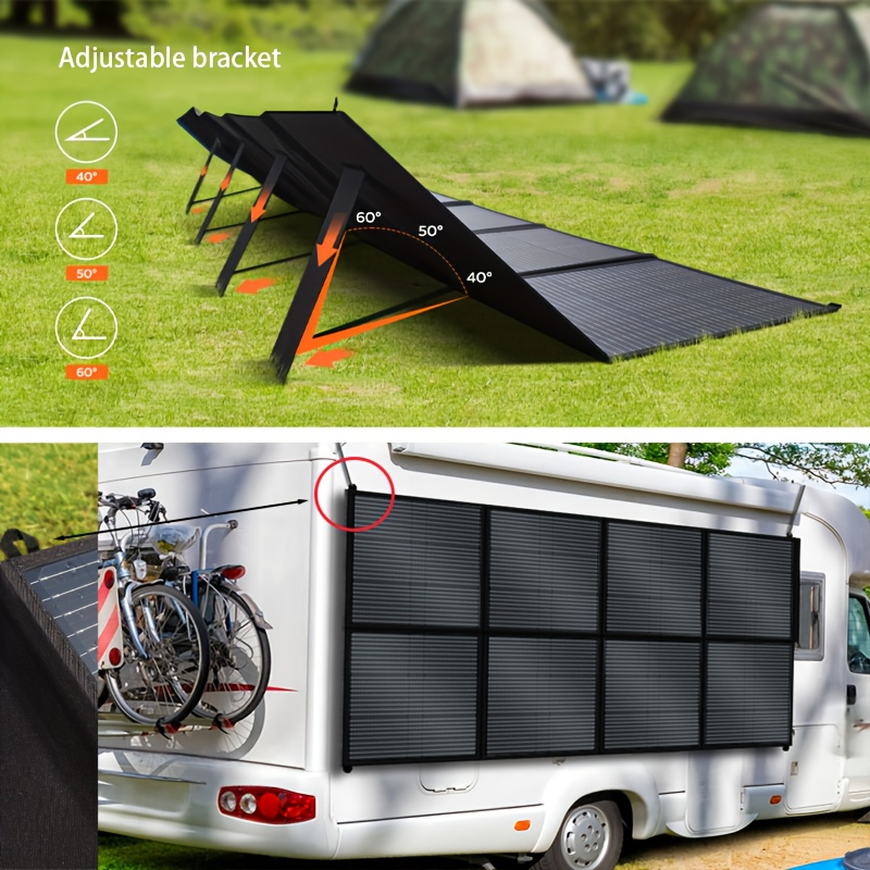 Monocrystalline High Power Solar Panel, 400W/200W/100W Portable Solar Panel, Foldable Solar Blanket