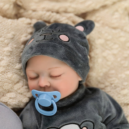 Reborn Baby Doll 18 Inch 45CM Lifelike Newborn Doll Only No Accessories, Realistic Baby Body, Safe for Kids Ages 3+