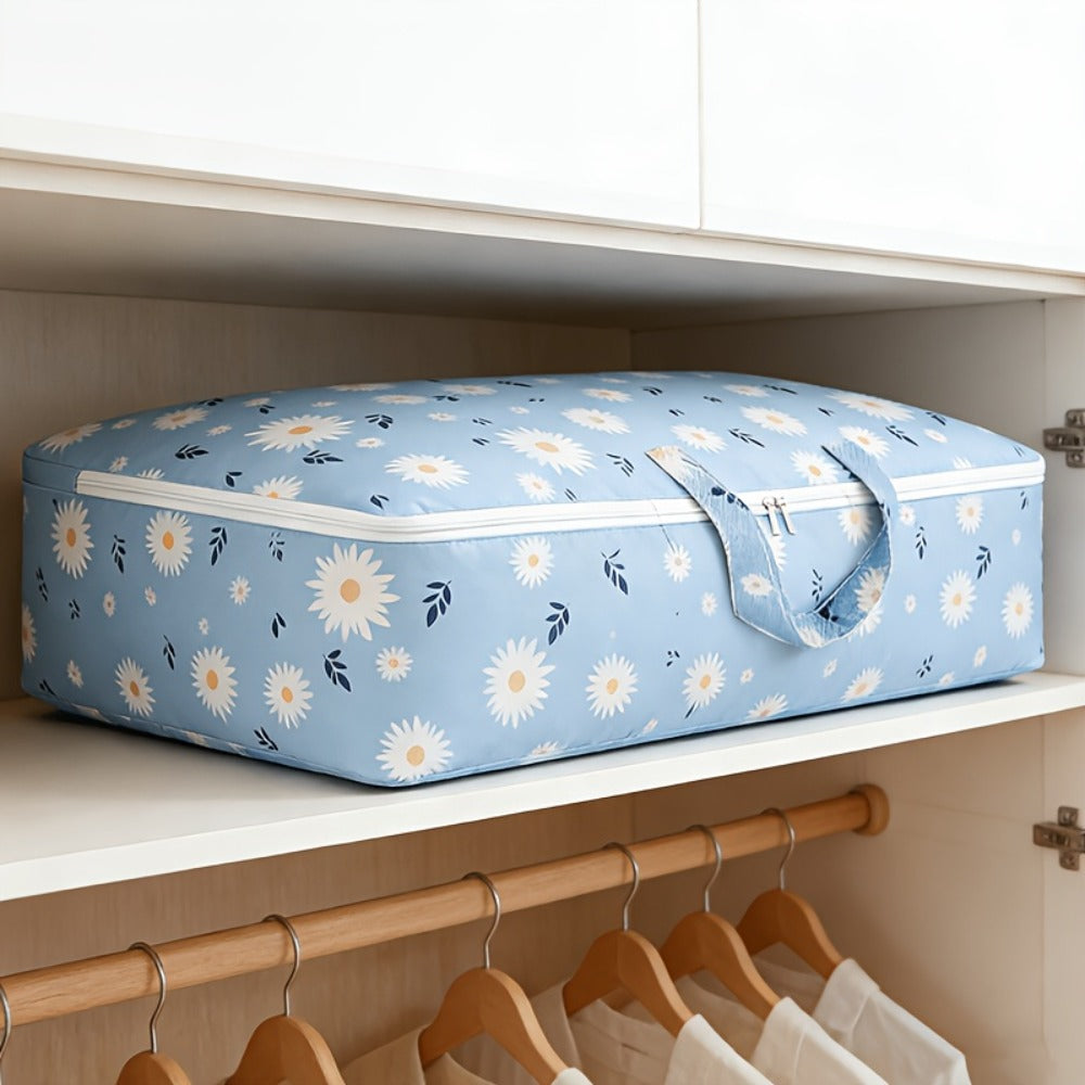 Under Bed Storage Bags 6pcs 140L – Large Capacity Foldable Organizer Bags for Clothes Blankets Bedding, Space Saving Underbed Storage