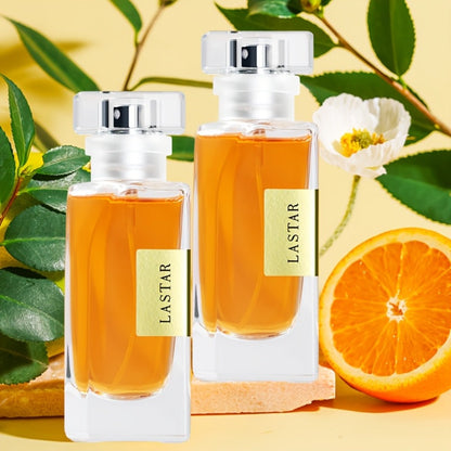 LASTAR Citrus Eau de Parfum Spray with Orange, Jasmine, Geranium, Cedar and Amber Notes in One- or Two-Bottle Sets