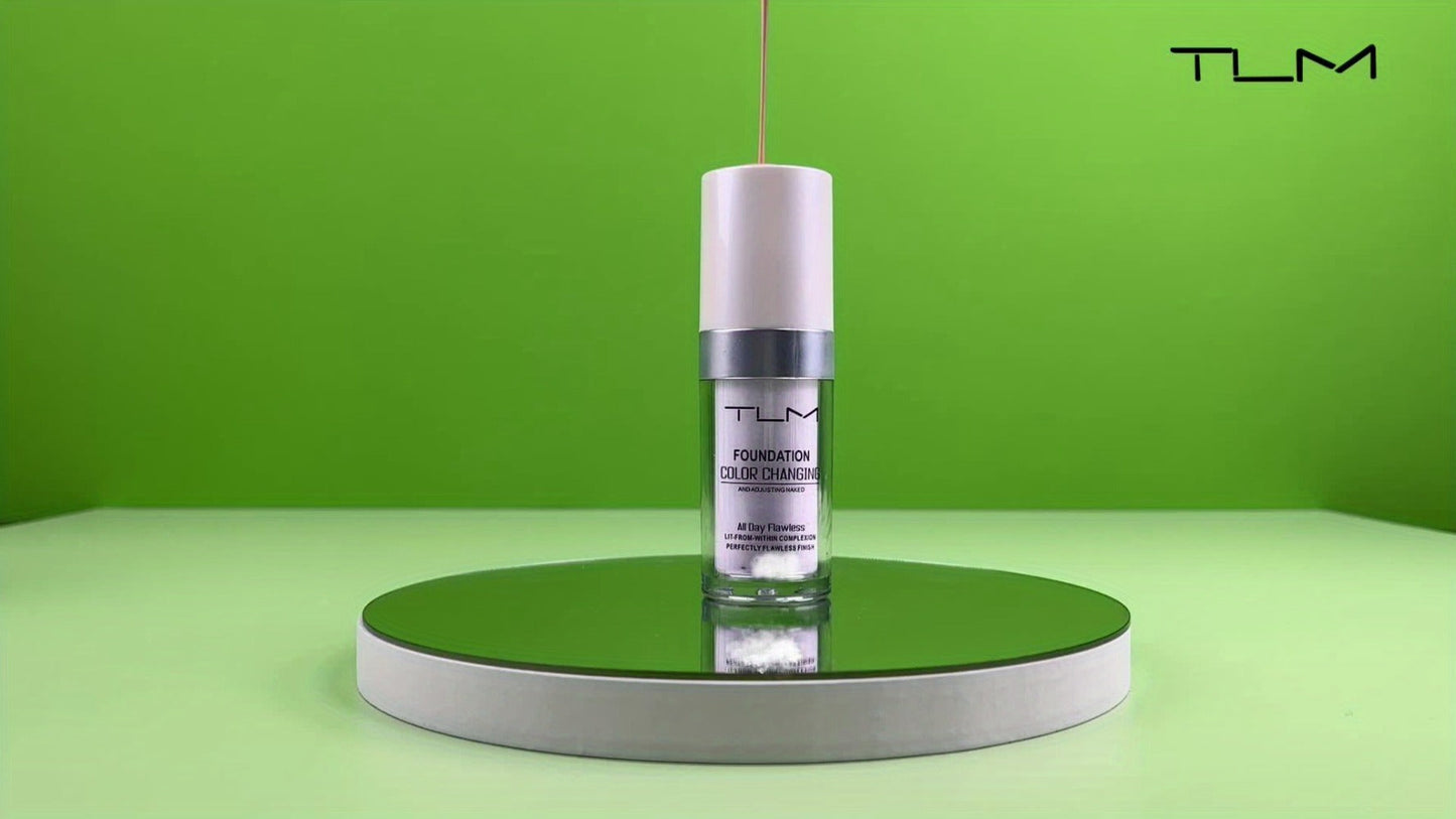 Color-Change Label Liquid Foundation Three-Bottle Set with Pump Tops and One 3pcs Checkout Option