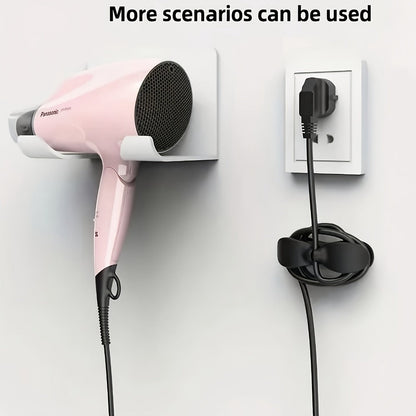 Double-Channel Cable Organizer Clips with Six Black, White and Gray Holders and Six Adhesive Pads