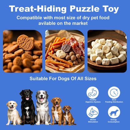 Snuffle Ball Dog Toy – Interactive Foraging Treat Dispenser & Slow Feeder Puzzle Toy for Small Medium Large Dogs