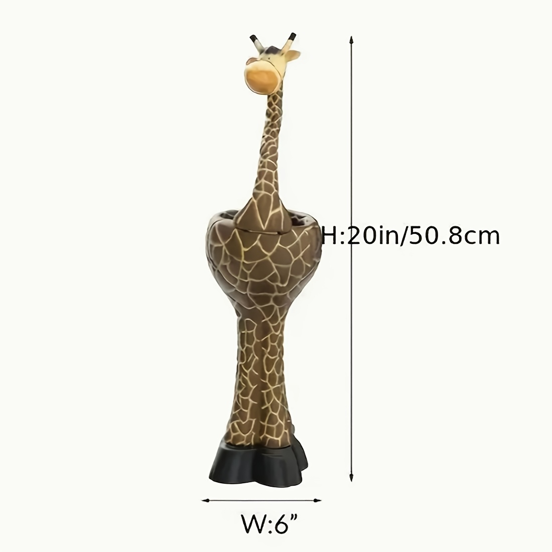 Giraffe Flower Pot Planter - Animal Succulent Pot Indoor Outdoor Garden Decor