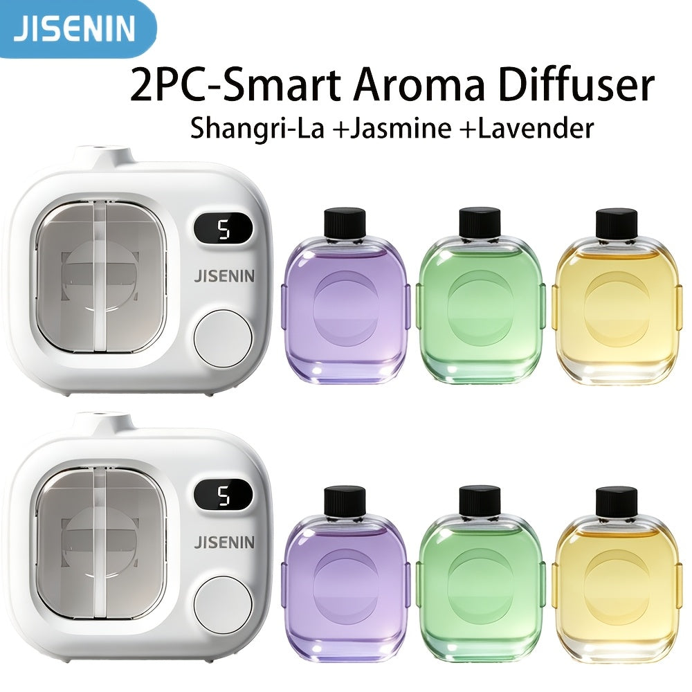 Essential Oil Diffuser Waterless Hanging Diffuser 5 Spray Modes 500mAh Rechargeable for Home Cooking, Dining and Outdoor Meals