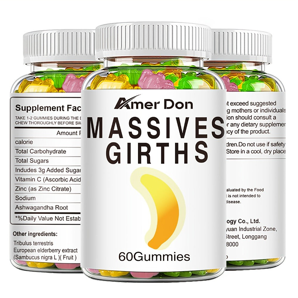 Ashwagandha Gummies for Women & Men, KSM-66 Stress, Energy & Hormonal Balance Supplement, Premium Active Formula