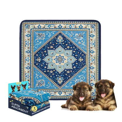 Washable Reusable Dog Pee Pads – Super Absorbent Non-Slip Puppy Training Pads in Multiple Sizes | Heavy-Duty Leakproof Pet Pads for Floor