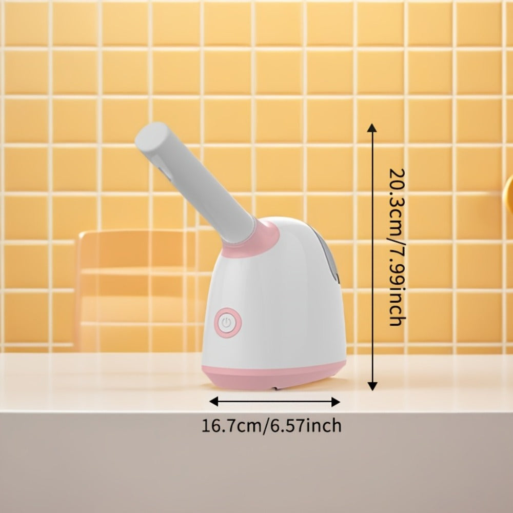 Facial Steamer Nano Ion Mist – Deep Pore Cleansing Home Spa Face Steamer with 360° Rotatable Arm, Blackhead Remover
