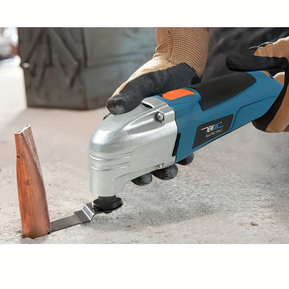 Oscillating Multitool Kit 2.5 Amp Corded, 6-Speed Variable, 3° Oscillation Angle, Cutting Tool for Wood Metal Plastic