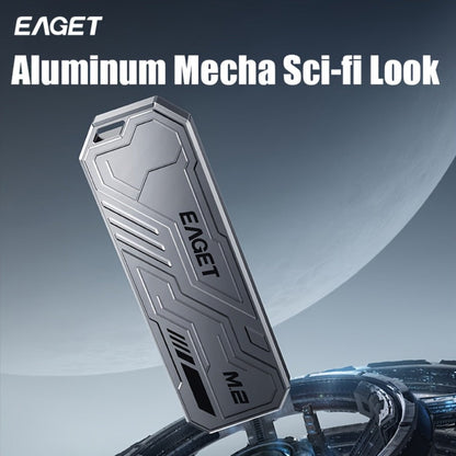 SE910D NVMe SSD Enclosure USB-C 10Gbps, Aluminum M.2 PCIe & NGFF SATA External Case, USB 3.2 Gen 2 Type-C Adapter