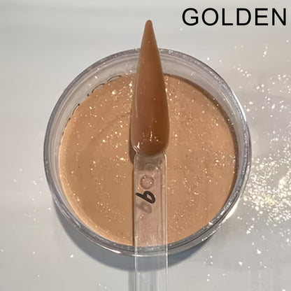 Acrylic Nail Powder 4oz Glitter Set 3 Colors Cool Pink Golden Natural for Nail Extensions Sculpting 3D Nail
