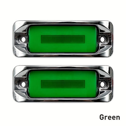 LED Car Side Marker Lights – Strobe Warning Flashing Signal Light for Truck Car Night Driving Safety, High/Low Brightness