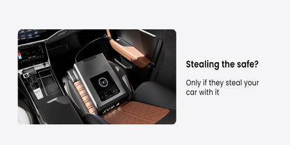 Biometric Gun Safe with Fingerprint Lock LED Clock and Wireless Charging DOJ Pistol Safe for Entryways, Bedrooms and Living Spaces