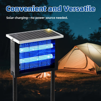 Solar Bug Zapper Outdoor Rechargeable | Patio Garden Backyard Camping