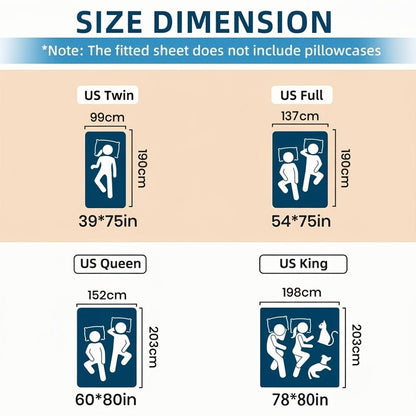 Mattress Protector Cover Soft Breathable Cooling Fitted Sheet Twin Full Queen King Deep Pocket Machine Washable Bed Cover for Home Hotel