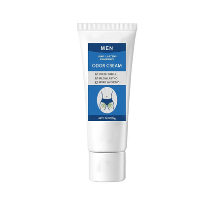 Men's Intimate Deodorant Odor Control Cream 1.76oz 50g – Long-Lasting Gentle Formula Safe for Private Parts Delicate Areas Groin Body Odor