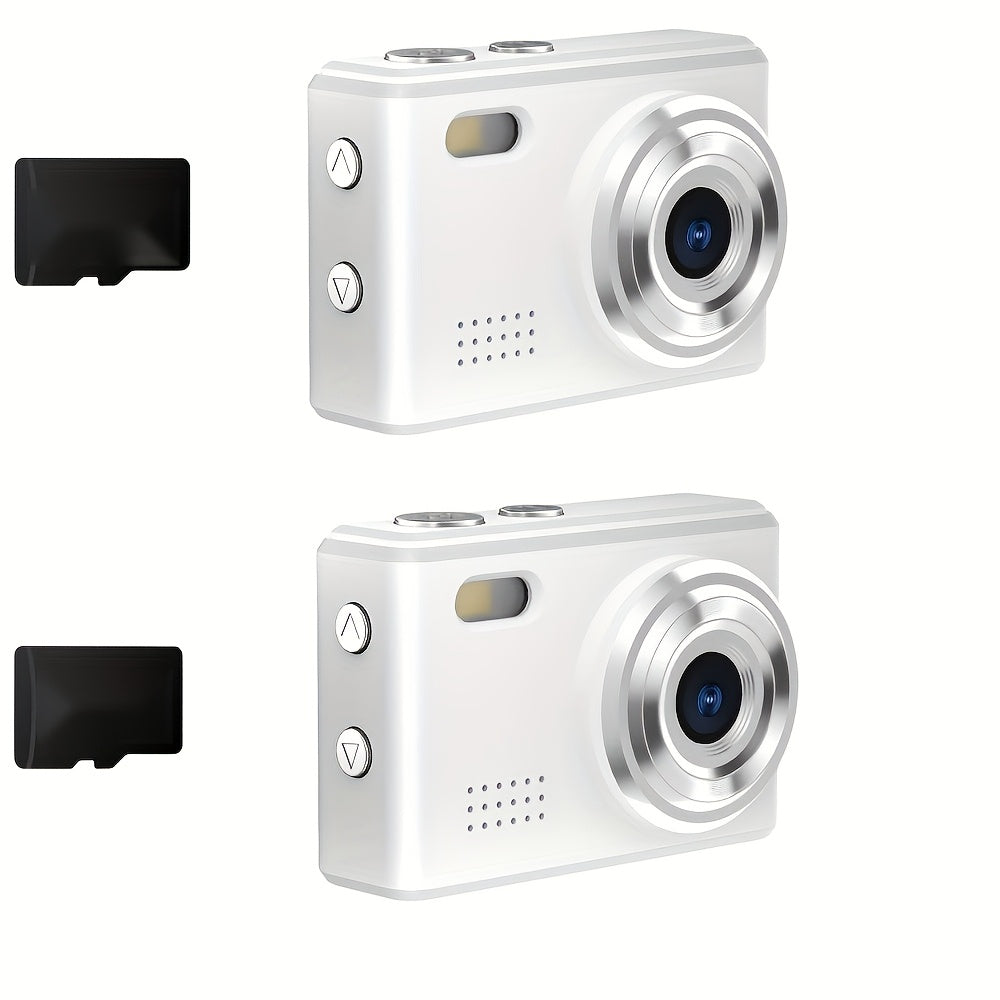 Keychain Mini Digital Camera 16X Zoom Autofocus & Shock-Proof, 2.8-Inch Screen Point-and-Shoot Cam for Travel & Vlog