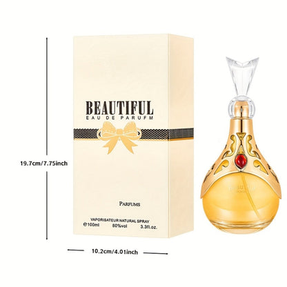 Perfume for Women 100ml Golden Age Luxury Floral Fruity Eau de Parfum Elegant Scent Spray Gift Box Date Night Party Dinner 3.38 Fl Oz