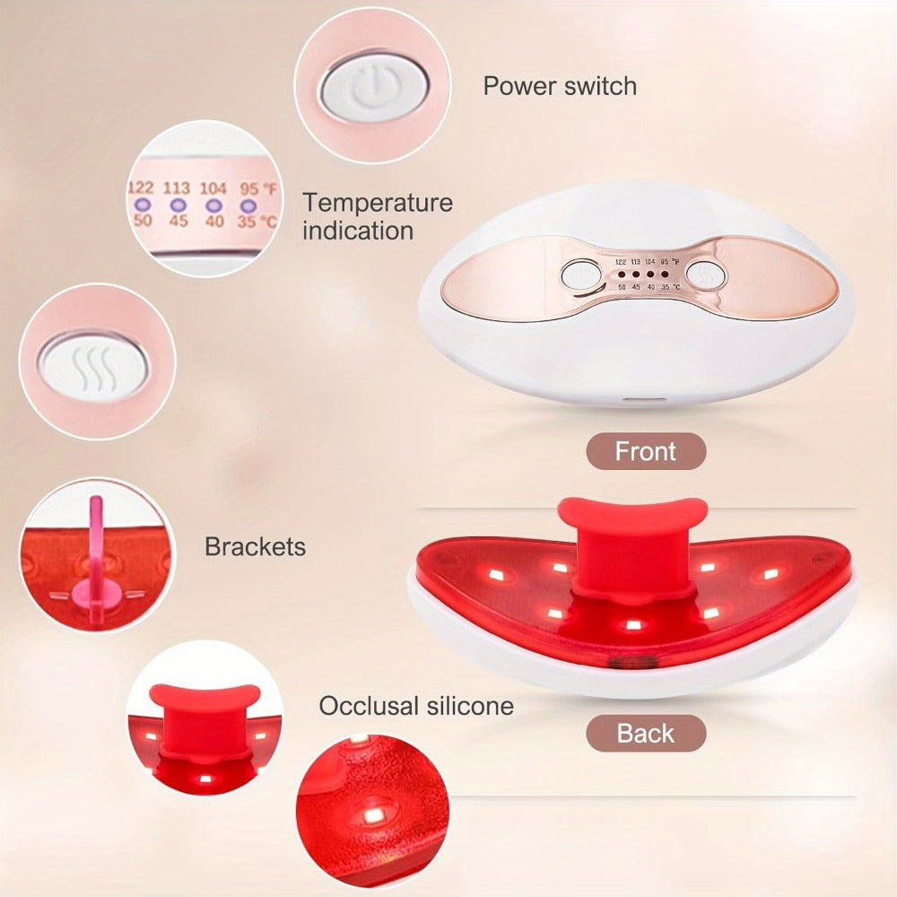 Lip Plumper Device for Women, Electric Lip Shaper & Trainer with 4 Adjustable Heating Temperatures for Fuller