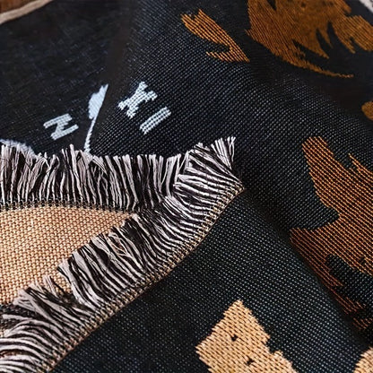 Reversible Blanket Bohemian Style | Picnic Blanket Sofa Throw Camping Mat Tapestry Outdoor Backdrop