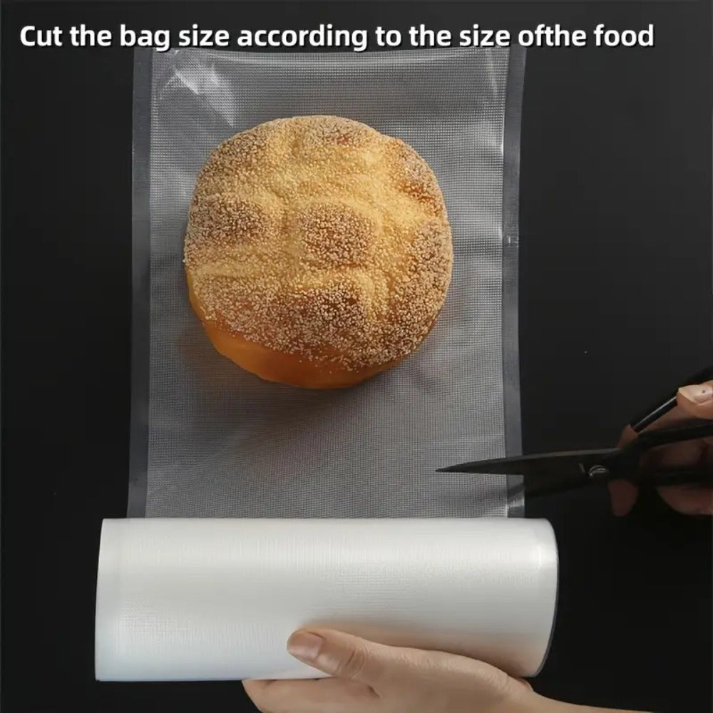 Vacuum Seal Bags Roll 5-Pack Multi-Size, PE+PA Vacuum Storage Roll Bags 3 Meters, 5 Widths for Food Storage