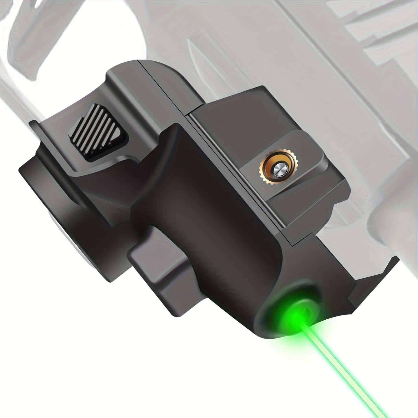 Compact Green Laser Sight Magnetic USB Charging Ambidextrous Low Profile 20mm Picatinny Rail for Handgun Pistol Airgun 150-300m Range PA66