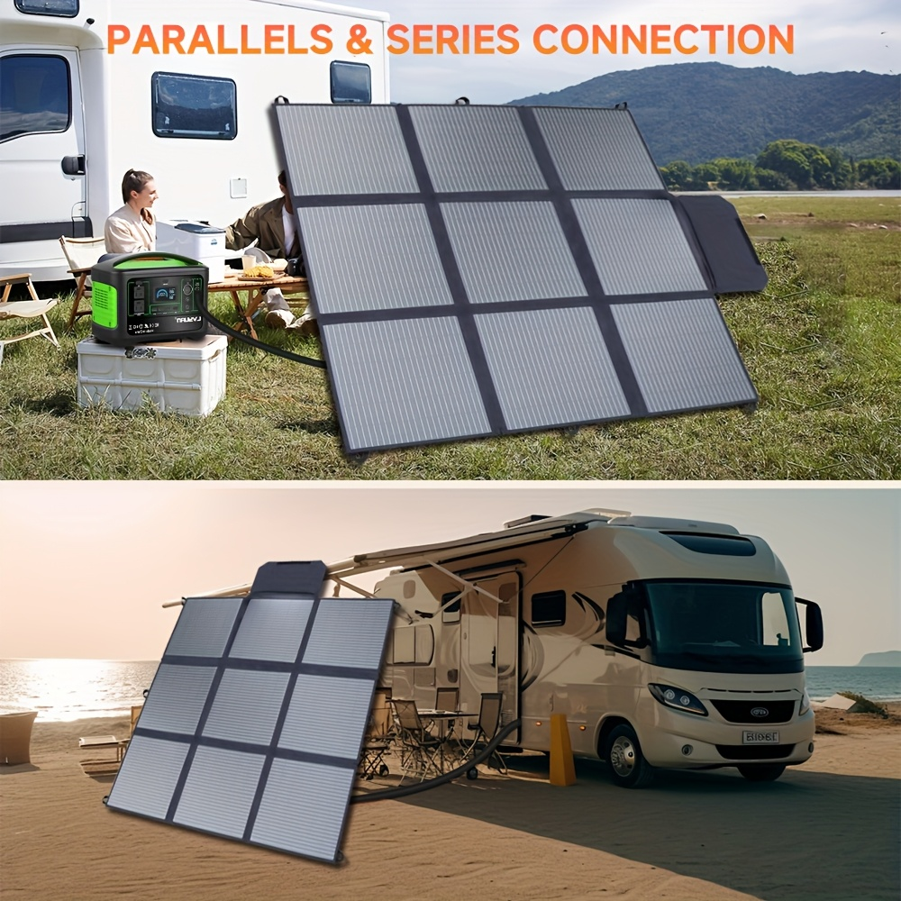 Foldable Solar Panel 120W 200W 300W 400W 22.5% High Efficiency Monocrystalline Portable Outdoor for Garden, Pathway and Patio Lighting