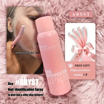 Squalane Shaving Spray for Women Alcohol-Free Moisturizing – Facial Hair Removal Peach Fuzz Pale Beige Tint Fine Mist Face & Body