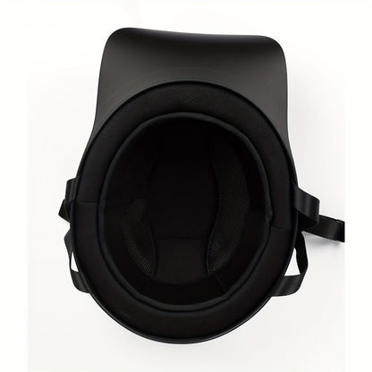 Motorcycle Helmet Crown Racing Half-Shell with Four Graphic Styles, M-XL Sizes, Padded Liner and Quick-Release Strap