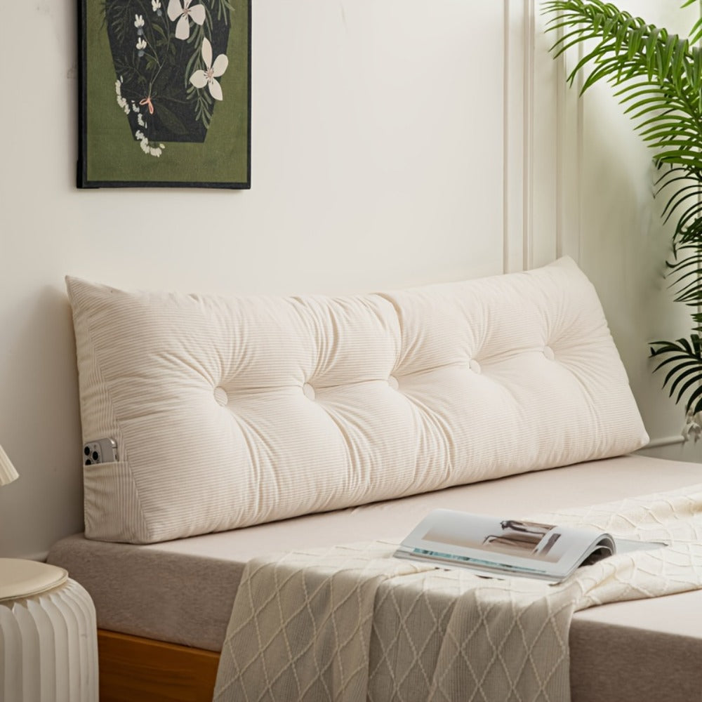 Tufted Triangular Backrest Cushion in Five Colors and Three Lengths from 59.06 to 78.74 Inches