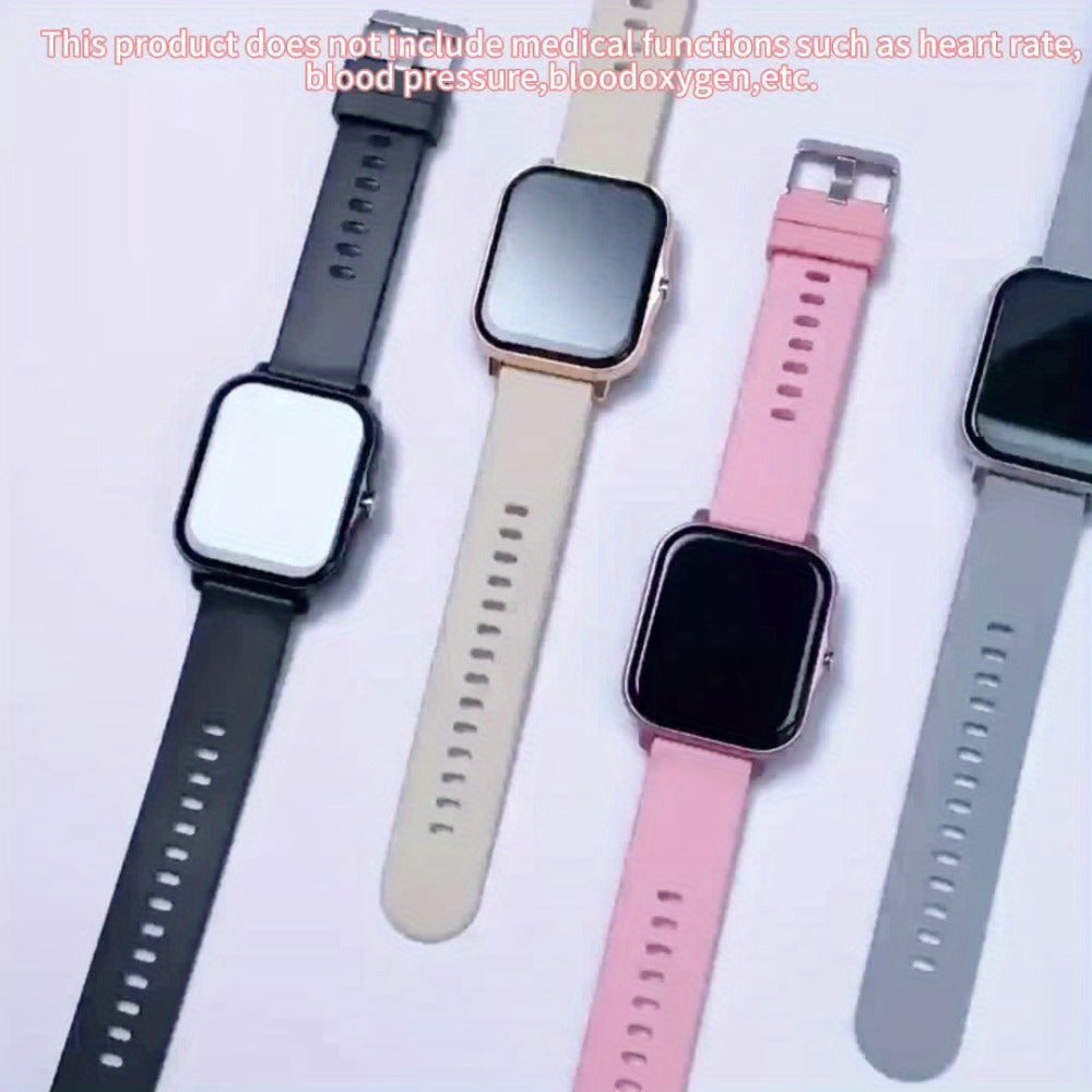 Smartwatch 1.83 Inch Full Touch with Bonus Strap, Calling, Pedometer and Exercise Modes in Two Colors