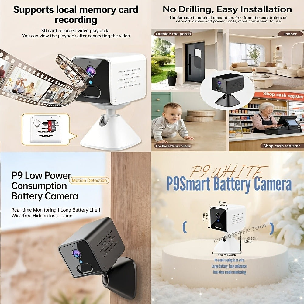 Wireless Security Camera System with Video Doorbell, Indoor Outdoor Surveillance, Long Battery Life