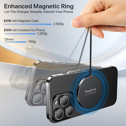 MagSafe Magnetic Wireless Charging Pad 15W Snap Alignment, Fast Charger for iPhone 17/16/15/14/13/12 & AirPods Pro/3/2