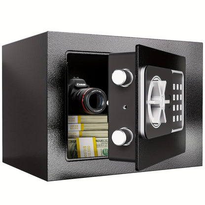 Fingerprint Safe Box with Password and Key Lock 0.3 0.8 1.13 1.71 Cu Ft Home Security Safe for Entryways, Bedrooms and Living Spaces