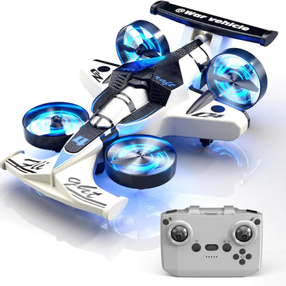 RC Flying Car Drone Combo for Kids with the Listed Color, Size or Set Options for Everyday Use