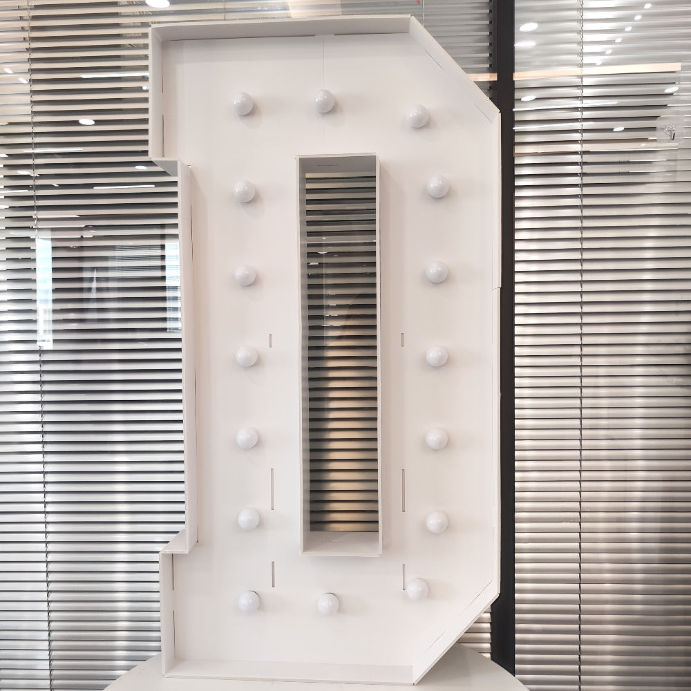 LED Letter Lights 4FT Tall Marquee Letter Lights A-Z Alphabet Light Up Letters with Cool White LED for Wedding