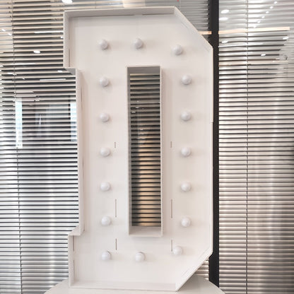 LED Letter Lights 4FT Tall Marquee Letter Lights A-Z Alphabet Light Up Letters with Cool White LED for Wedding