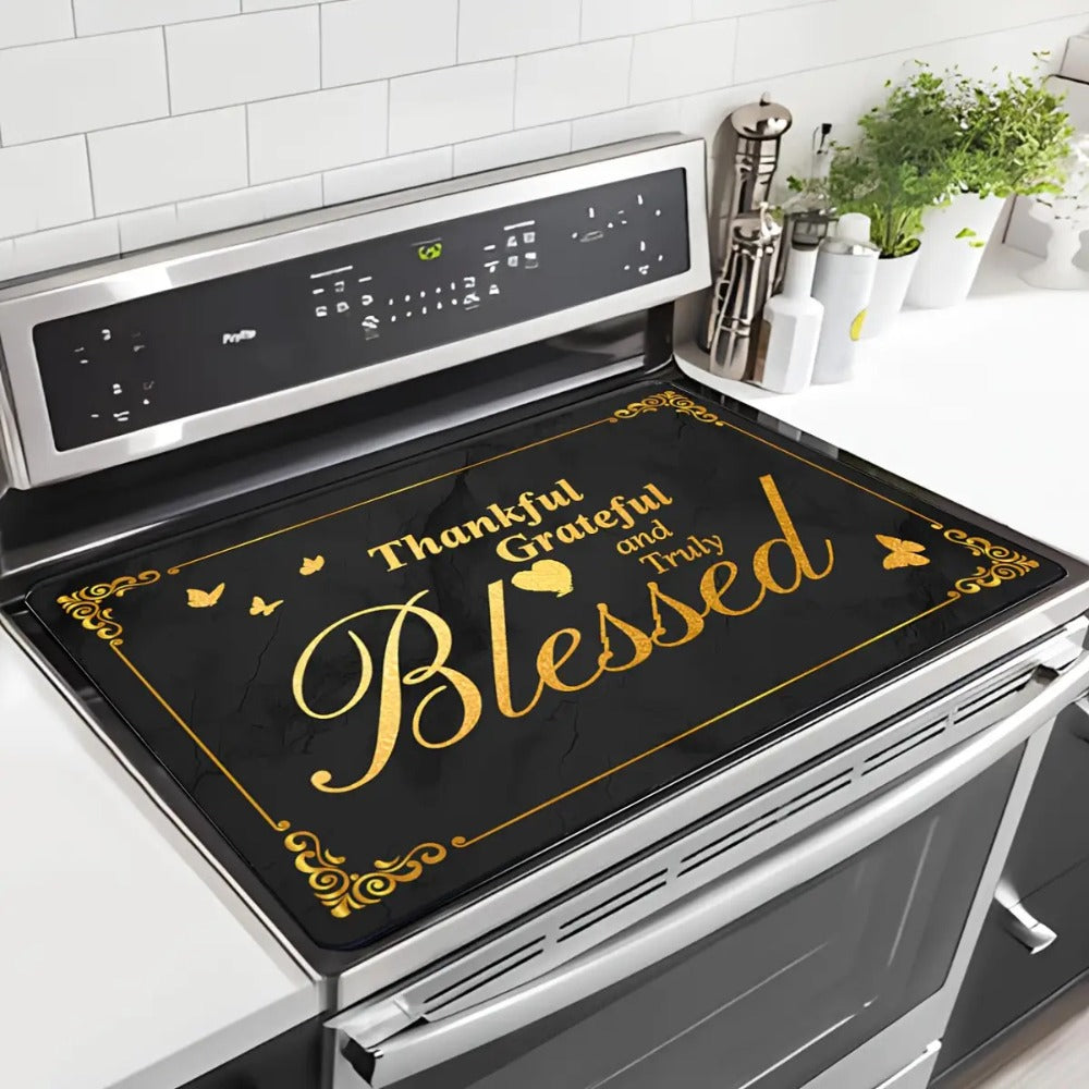 Glass Cooktop Protector Cover Heat Resistant Scratch Proof Appliance Mat for Stove Oven for Entryways, Bedrooms and Living Spaces