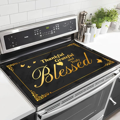 Glass Cooktop Protector Cover Heat Resistant Scratch Proof Appliance Mat for Stove Oven for Entryways, Bedrooms and Living Spaces