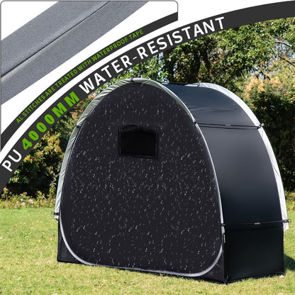 Bike Storage Shed Tent Outdoor Bicycle Cover Shelter 210D Oxford PU4000 for 2-3 Bikes Lawn Mower Garden Tool Storage
