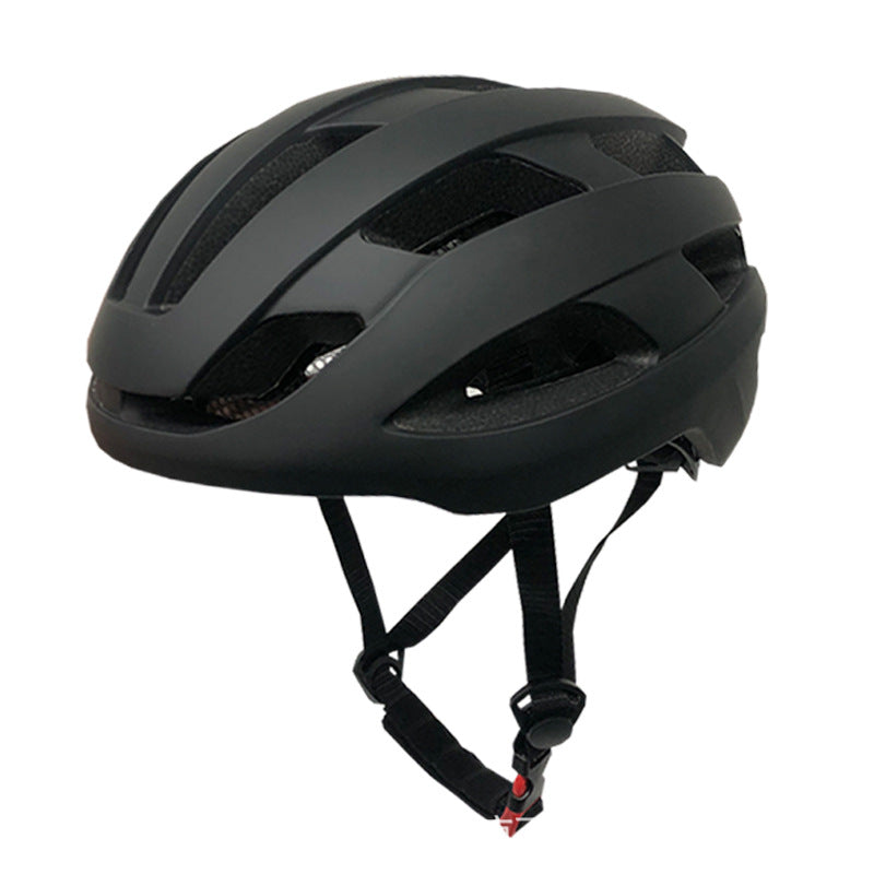 Bike Helmet Breathable with Night Warning Light – Unisex Road & Mountain Cycling Protective Cap | Adjustable Size L (21.26–24”) | Matte