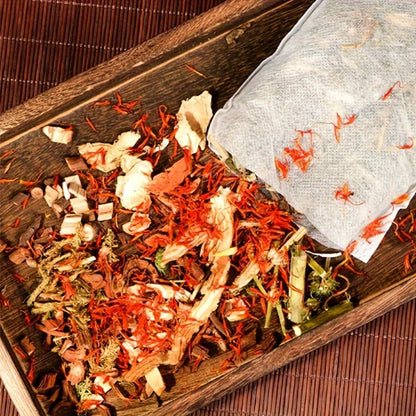 Herbal Foot Soak Packets 20 Pack 12 Chinese Herbs Motherwort Foot Bath Bags Warming Cold Feet Circulation