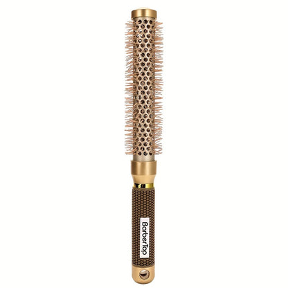 Round Hair Brush Nano Ceramic Ion, Heat Resistant Blowout Styling Roller Comb for Voluminous Bangs