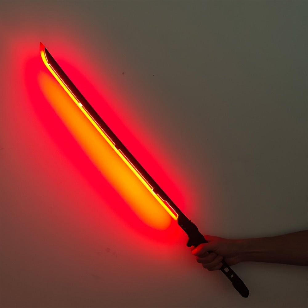 LED Cyberpunk Katana Prop 80cm Acrylic Luminous with the Listed Color, Size or Set Options for Everyday Use