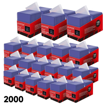 35pt Top Loader and Soft Card Sleeve Sets in 100, 500, 1000 or 2000 Matching Pair Quantities