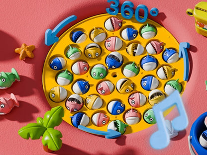 Magnetic Fishing Game for Kids 66 Pieces, Ocean Fishing Toy Set with Rods for Toddlers Ages 3 4 5 6