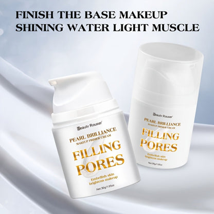 Pore Filling Makeup Primer Cream 30g, Oil Control Vitamin E Non-Greasy Formula for Flawless Smooth Skin Finish All Skin Types