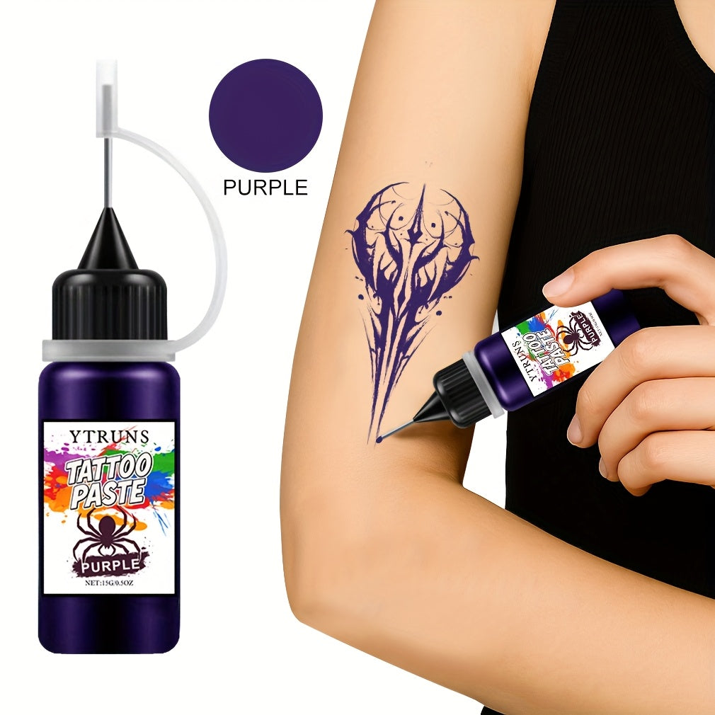 Liquid Body Paint Temporary Tattoo Ink – 7 Vibrant Colors, Fast-Drying Waterproof Formula, Plant-Based Squalane, Skin-Safe for Festivals