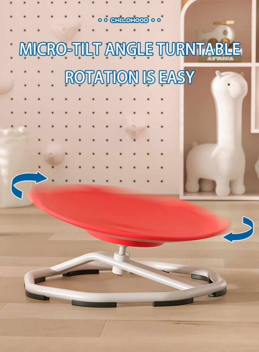 Sensory Spinning Chair for Kids with Autism & ADHD, Ages 3-18, Swivel Sit and Spin Chair to Improve Focus & Body Balance