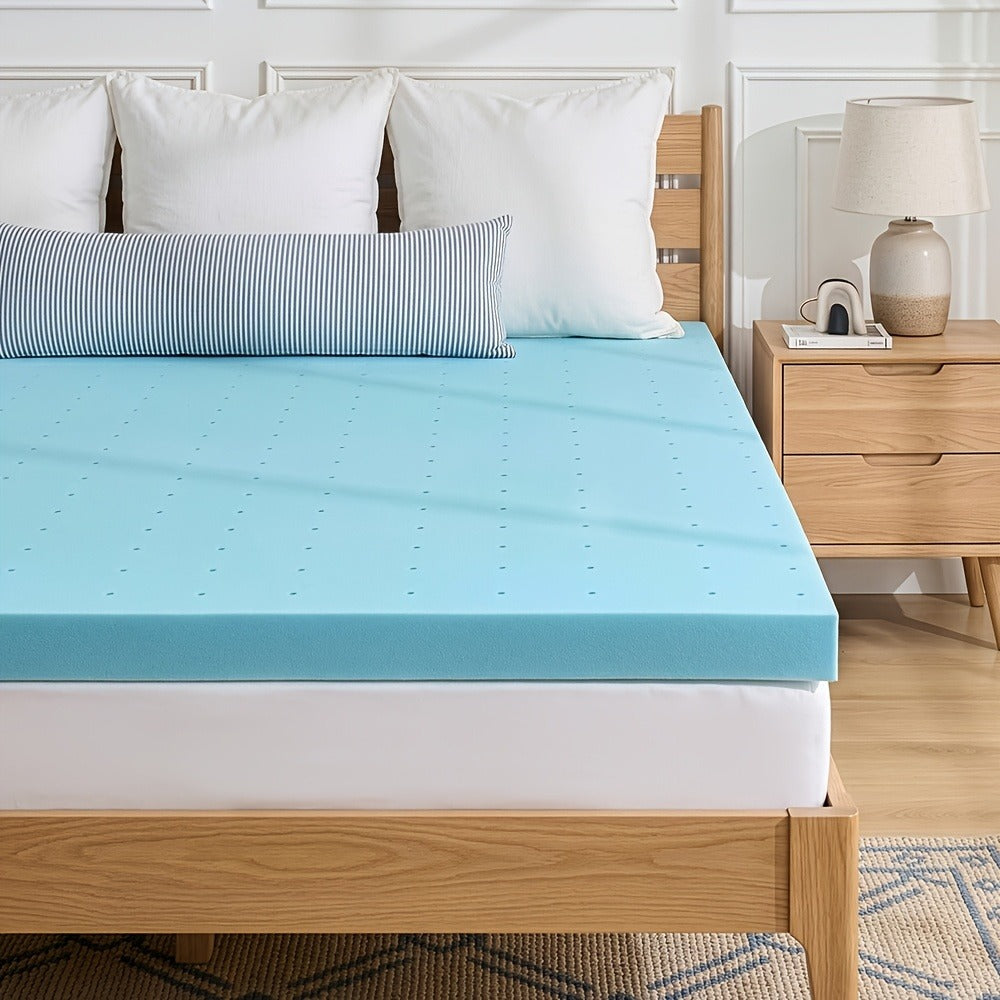 1.5-Inch Mattress Topper with Memory Foam, Bed Mattress Pad for Bedroom detail image - detail view 12